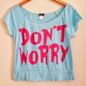 Styles Girls Crop Short sleeves Tees Tops Small